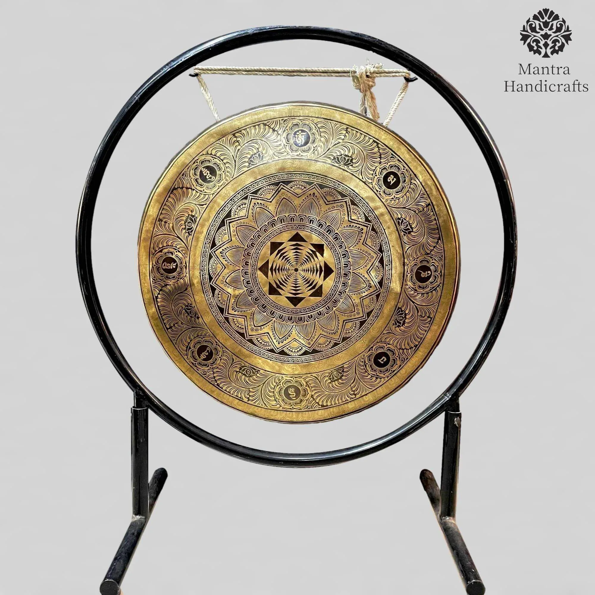 Tibetan Gong with Stand Handcrafted