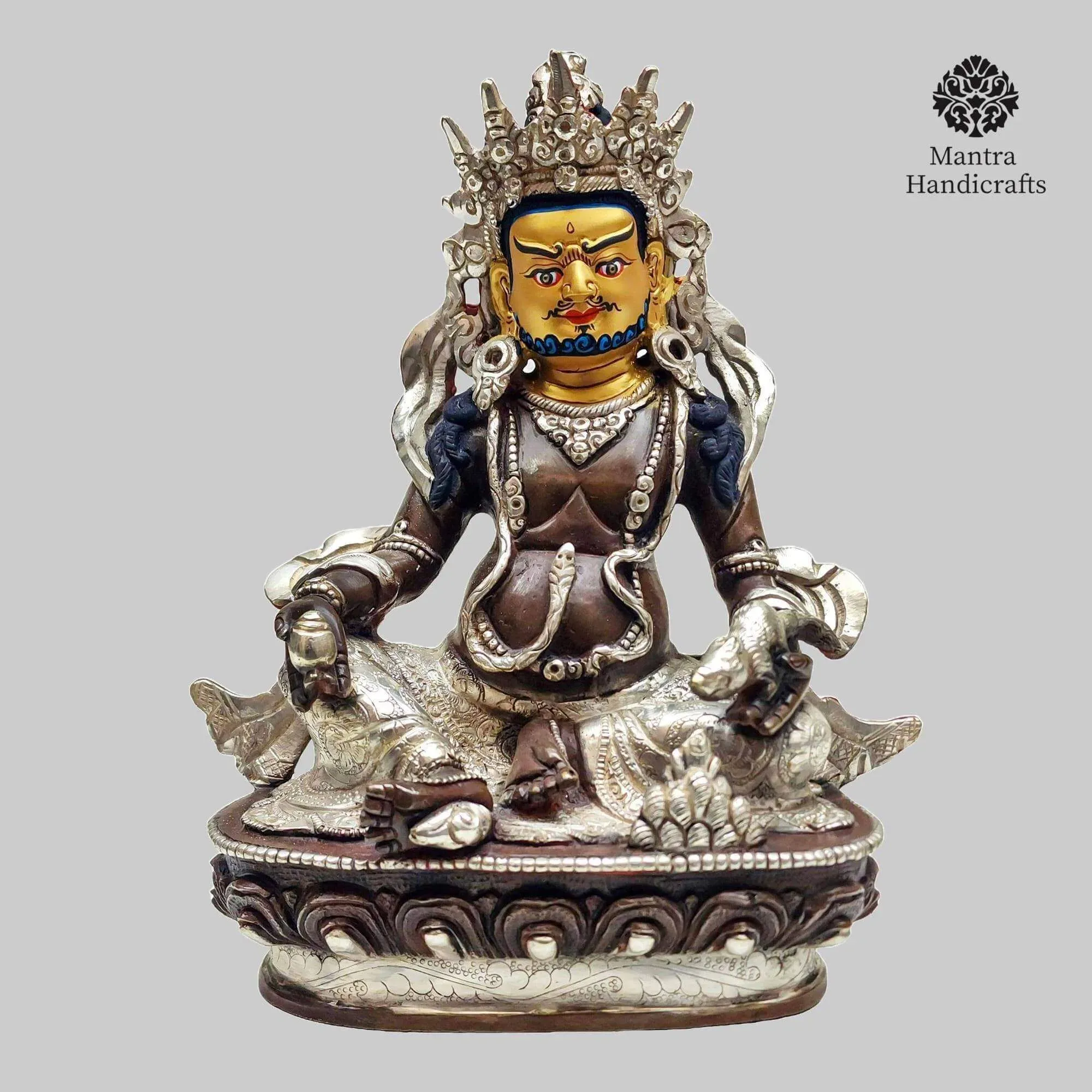 Tibetan Statue of Yellow Jambhala