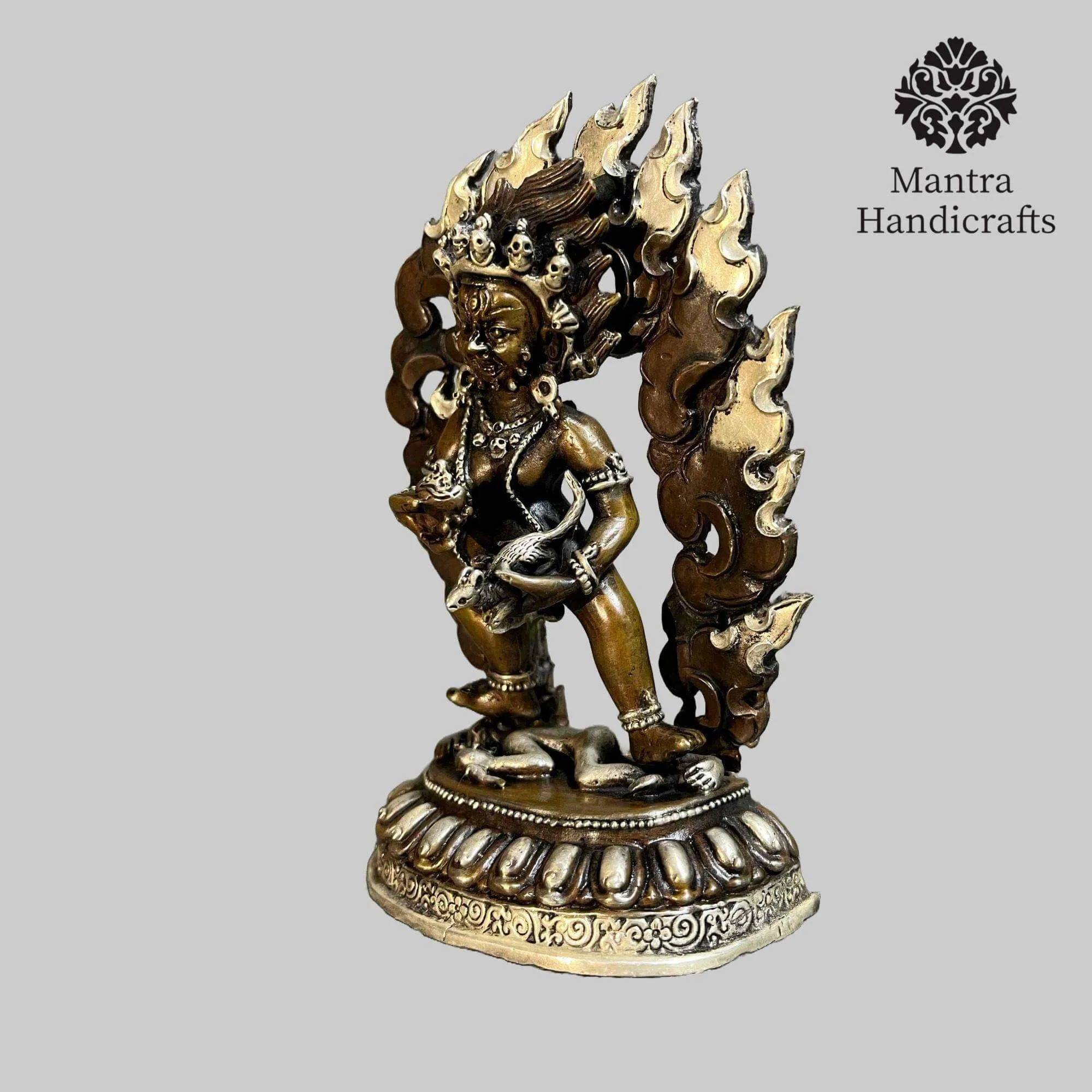 Black Jambhala Statue | Buddhist Deity Dzambhala - Image 3