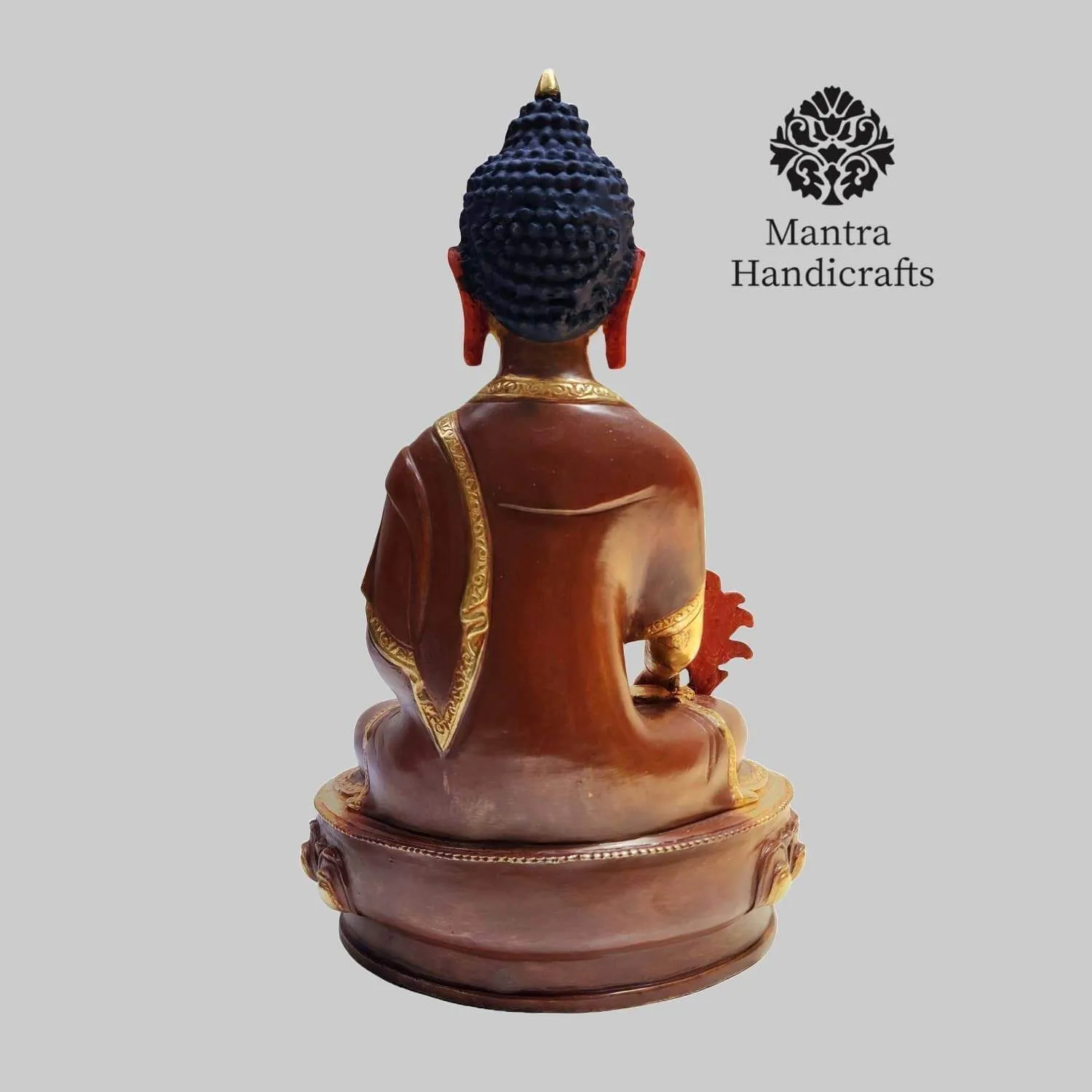 Medicine Buddha Statue | 24K Gold Gilded Healing Icon - Image 5