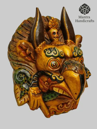 Garuda Wooden Mask | Wall Hanging Mask 16 Garuda Wooden Mask | Wall Hanging Mask