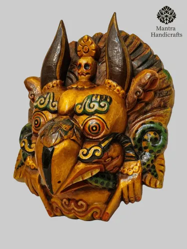 Garuda Wooden Mask | Wall Hanging Mask 15 Garuda Wooden Mask | Wall Hanging Mask
