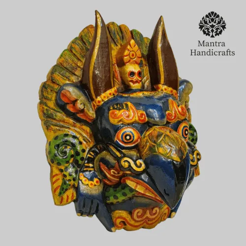 Garuda Wooden Mask | Wall Hanging Mask 12 Garuda Wooden Mask | Wall Hanging Mask