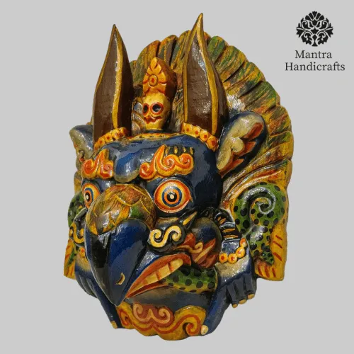 Garuda Wooden Mask | Wall Hanging Mask 11 Garuda Wooden Mask | Wall Hanging Mask