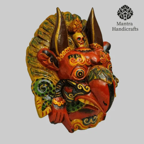 Garuda Wooden Mask | Wall Hanging Mask 8 Garuda Wooden Mask | Wall Hanging Mask