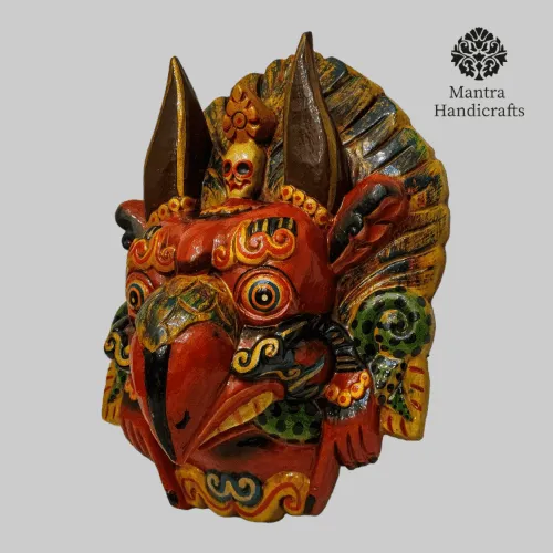 Garuda Wooden Mask | Wall Hanging Mask 7 Garuda Wooden Mask | Wall Hanging Mask