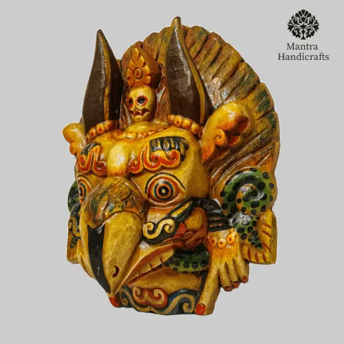Garuda Wooden Mask | Wall Hanging Mask 4 Garuda Wooden Mask | Wall Hanging Mask