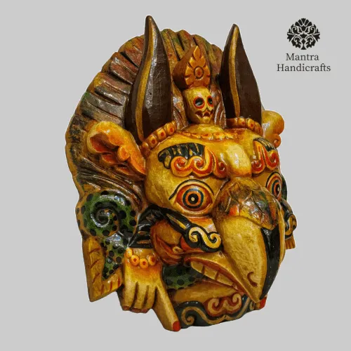 Garuda Wooden Mask | Wall Hanging Mask 3 Garuda Wooden Mask | Wall Hanging Mask