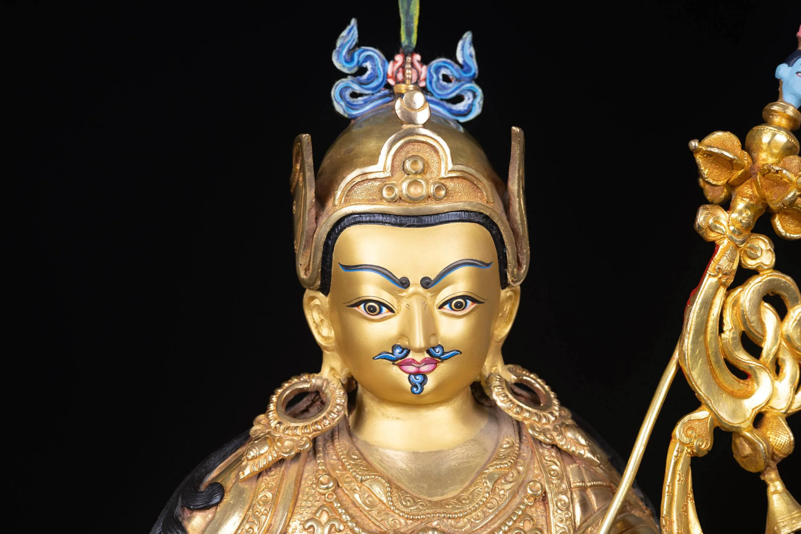 Tibetan Padmasambhava Statue | Lotus Born, Tantric Master