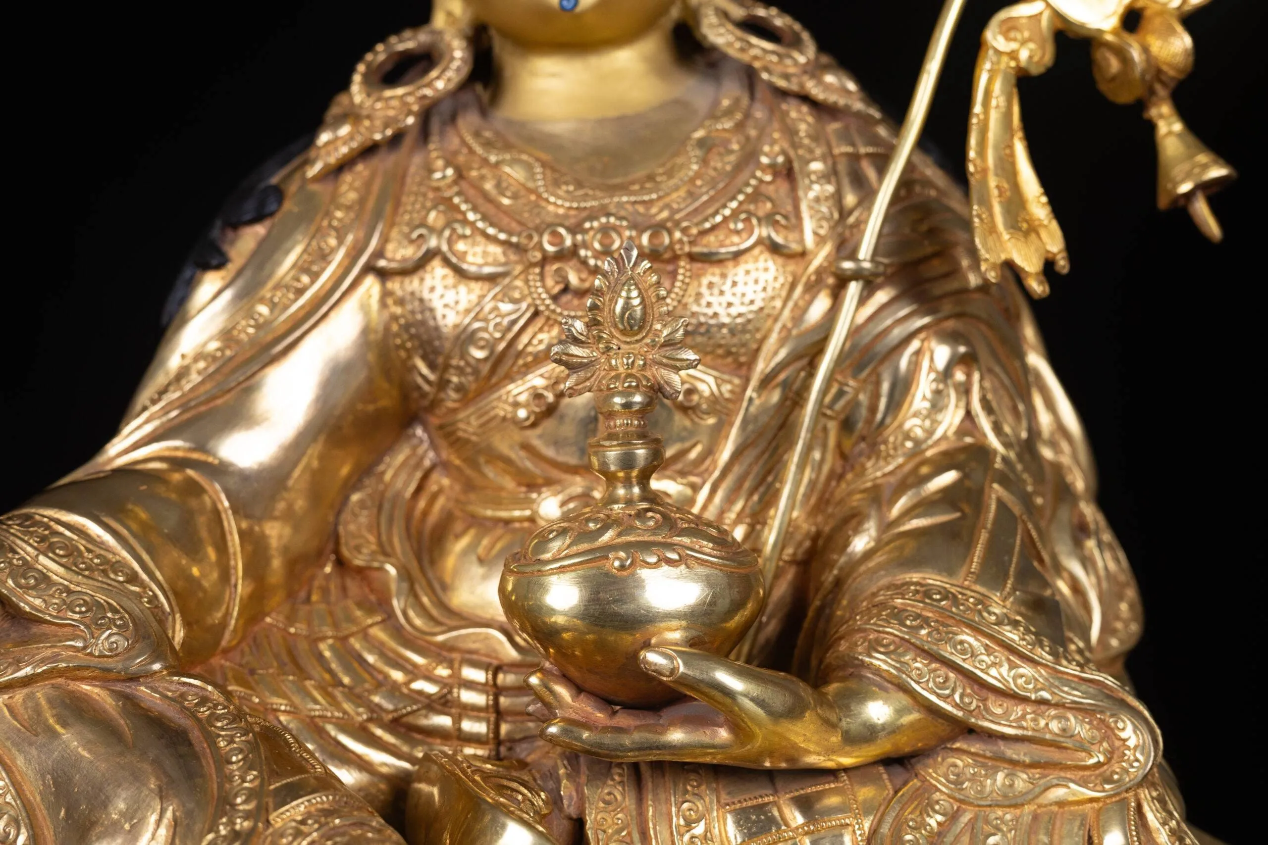 Tibetan Padmasambhava Statue | Lotus Born, Tantric Master