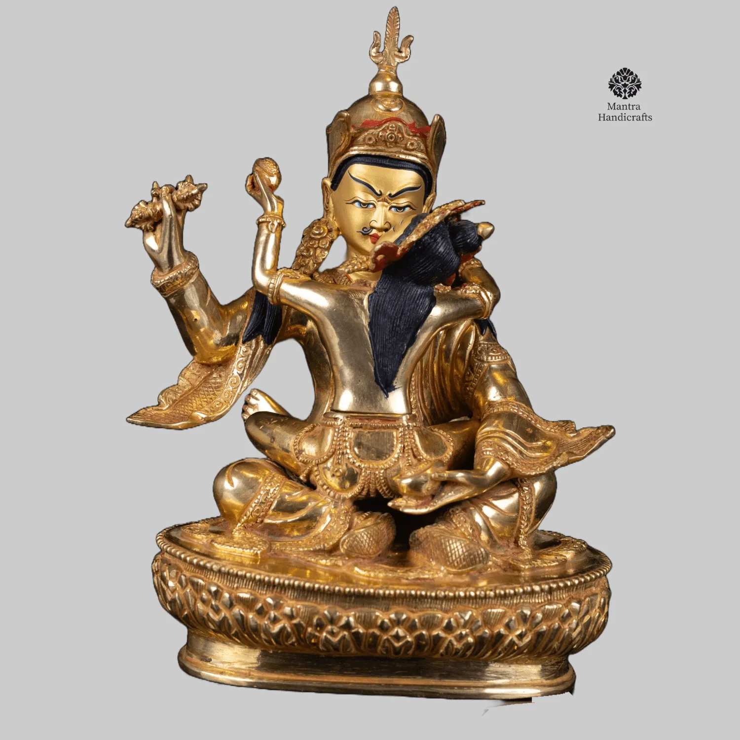 Guru Rinpoche Statue | Authentic Nepalese Sculpture