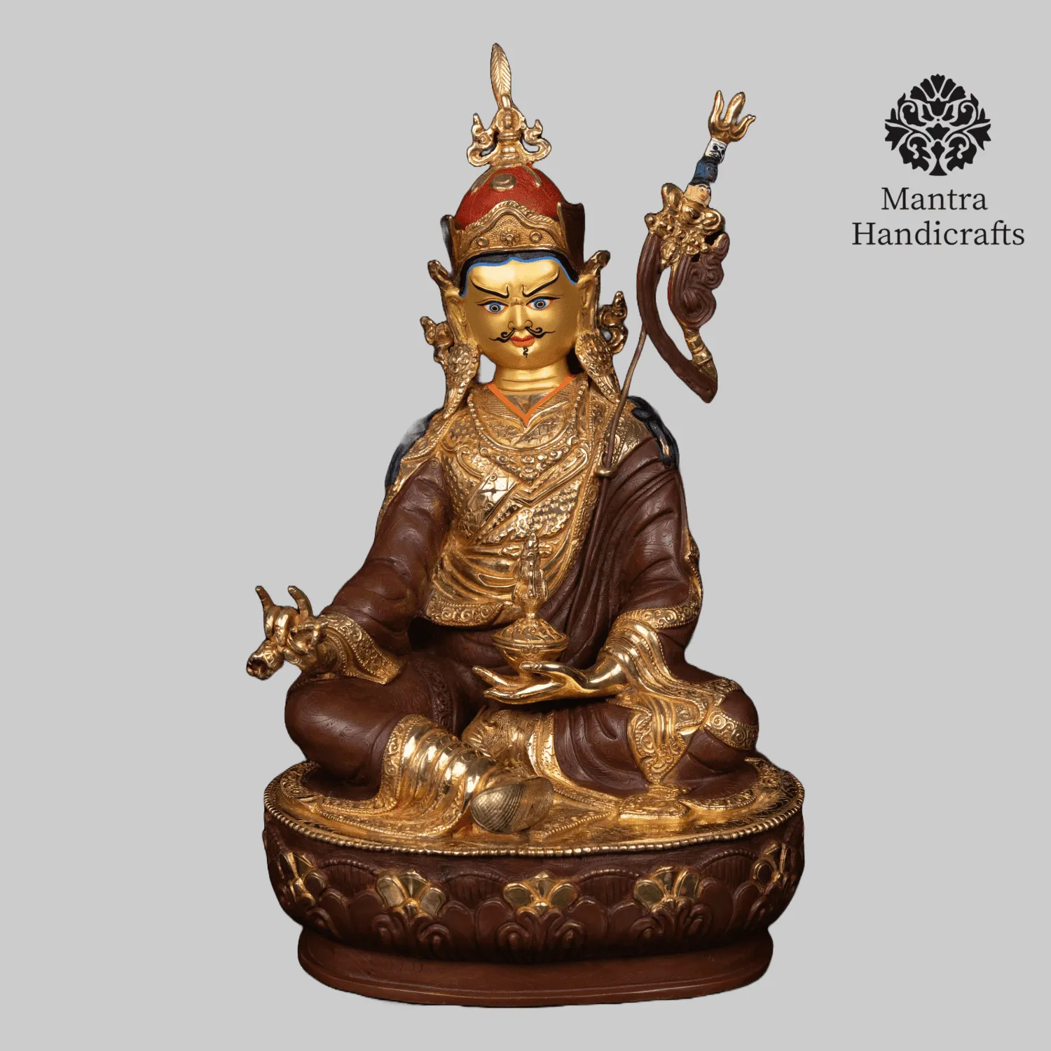 Guru Rinpoche Statue | Lotus-Born Guru Padmasambhava Sculpture