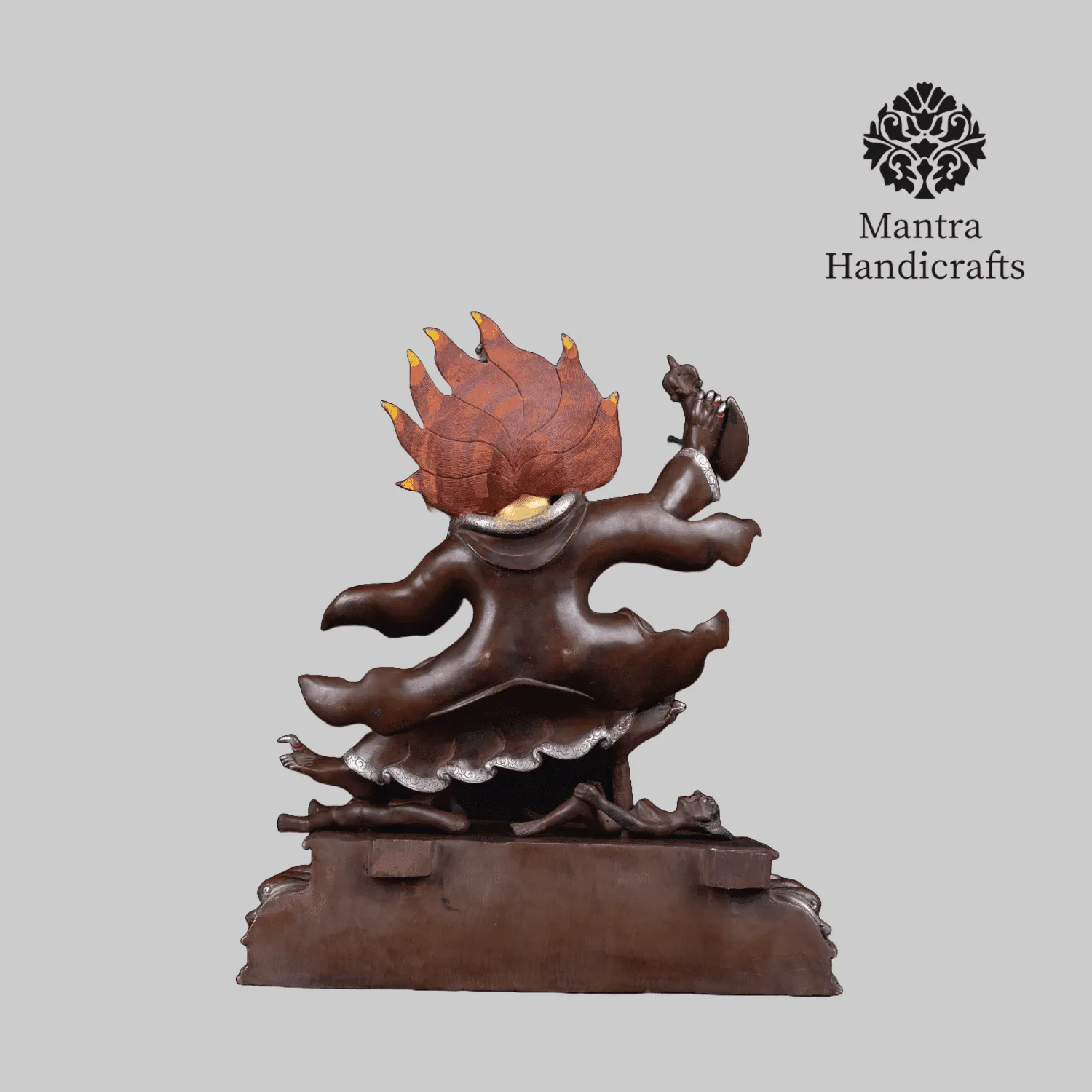 Two-armed Mahakala Statue | Tibetan protector statue