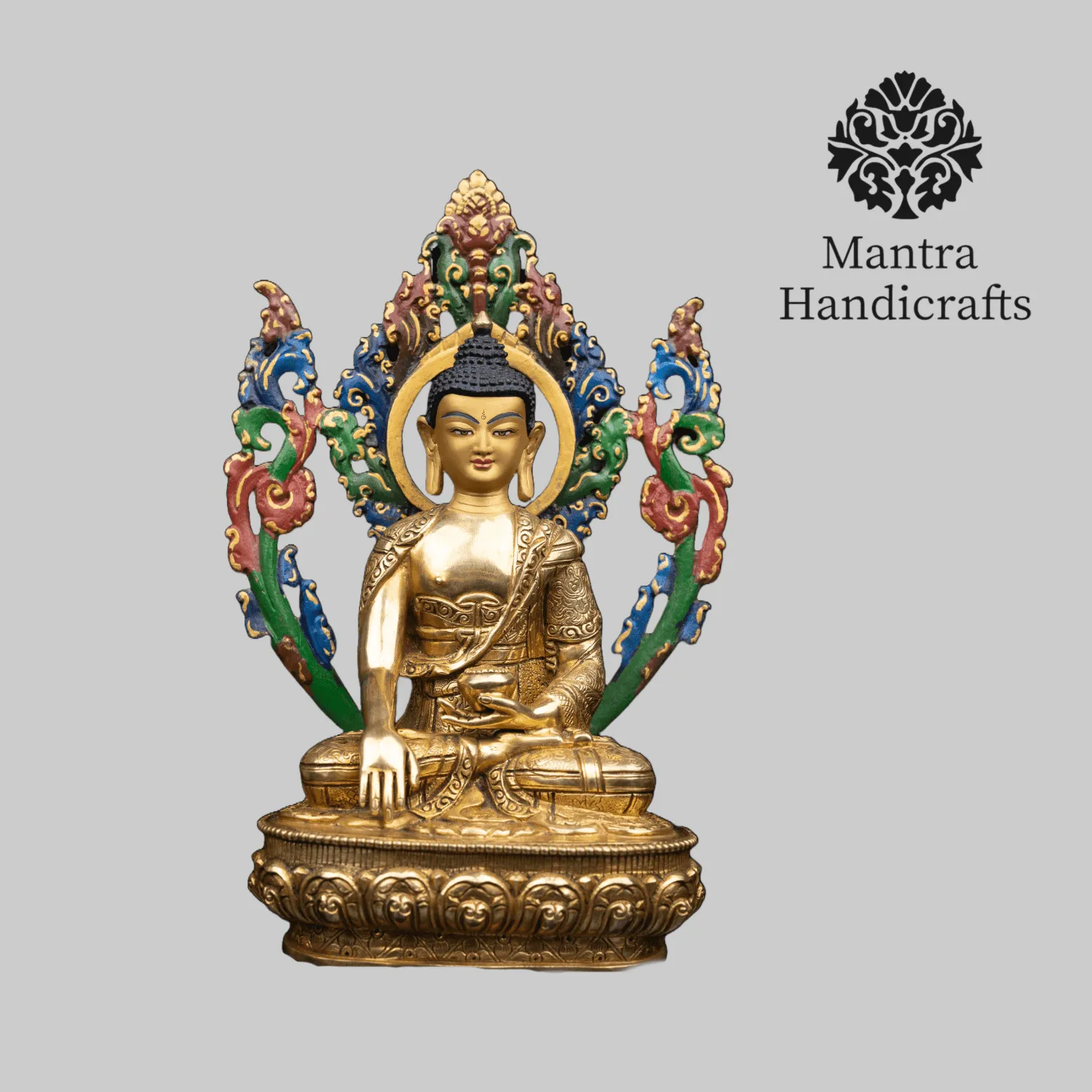 Shakyamuni Buddha Statue | 24k Gold Plated