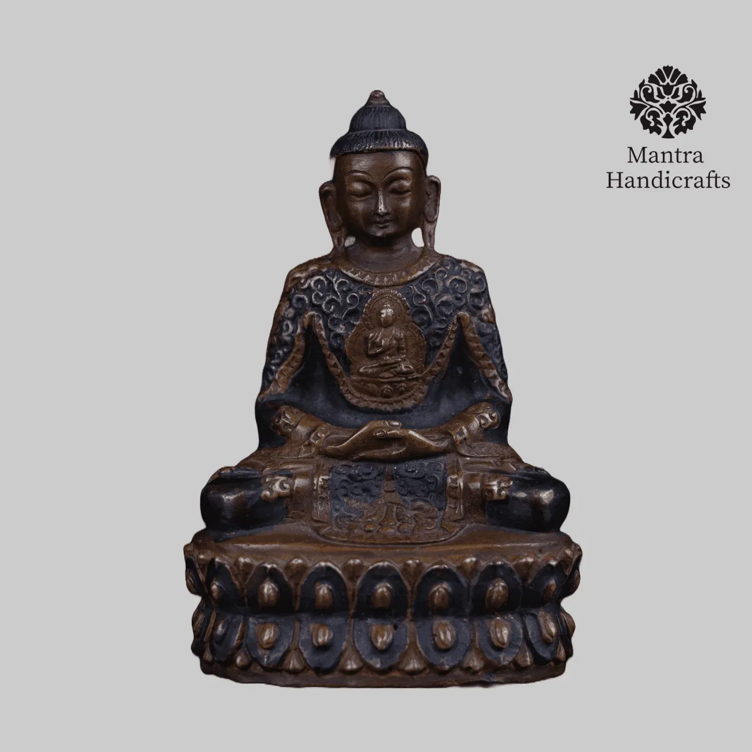 Amitabha Buddha Statue | Handcrafted Sculpture with Intricate Detailing