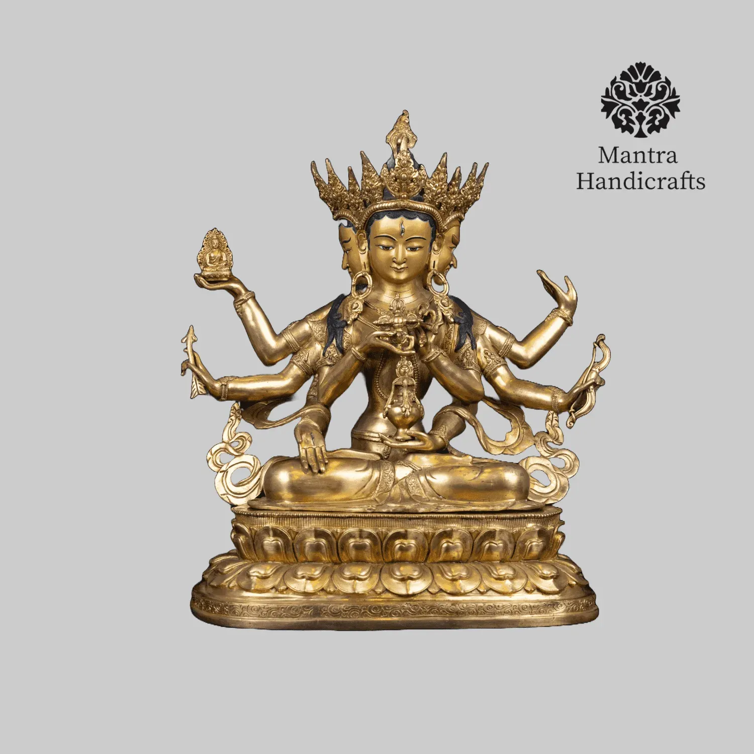 Eight-Arms Goddess Namgyalma Statue