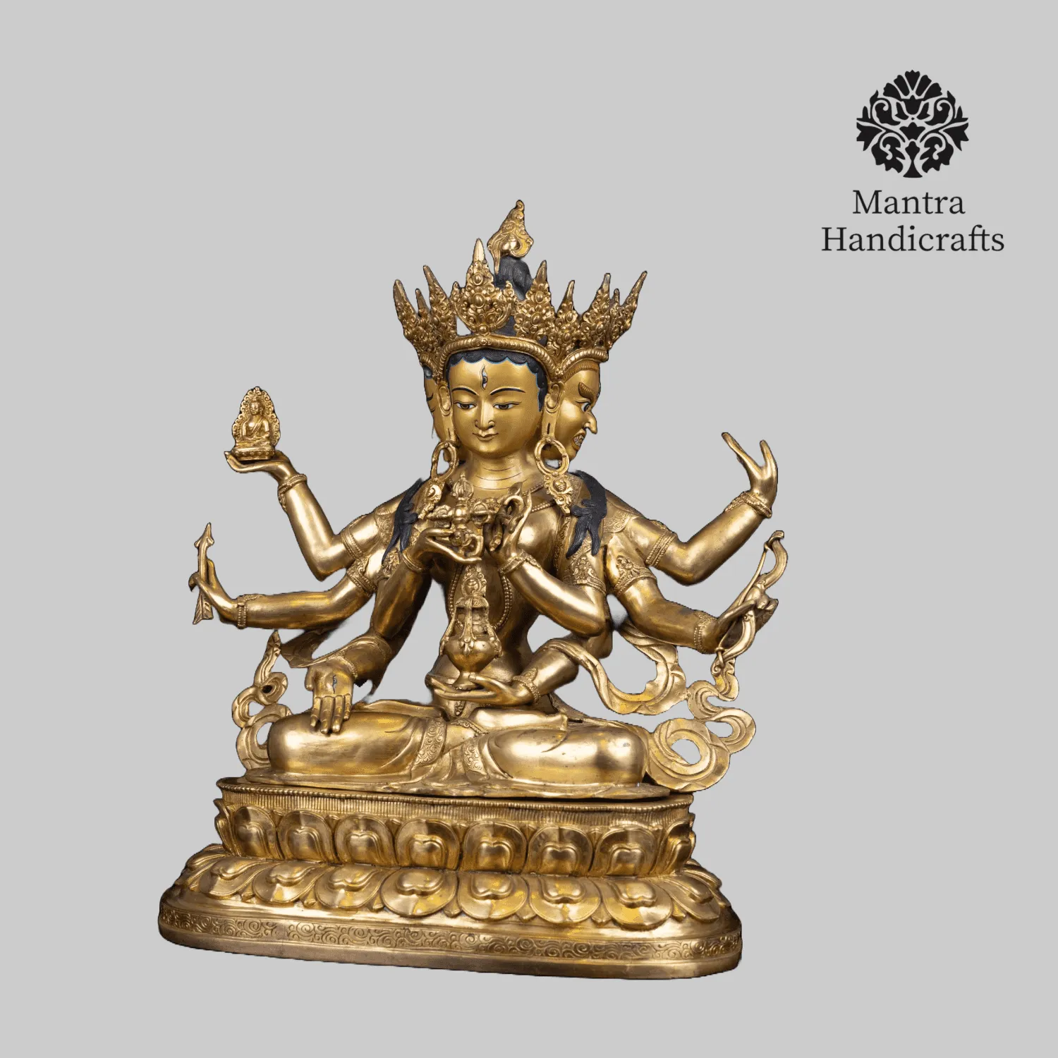 Eight-Arms Goddess Namgyalma Statue