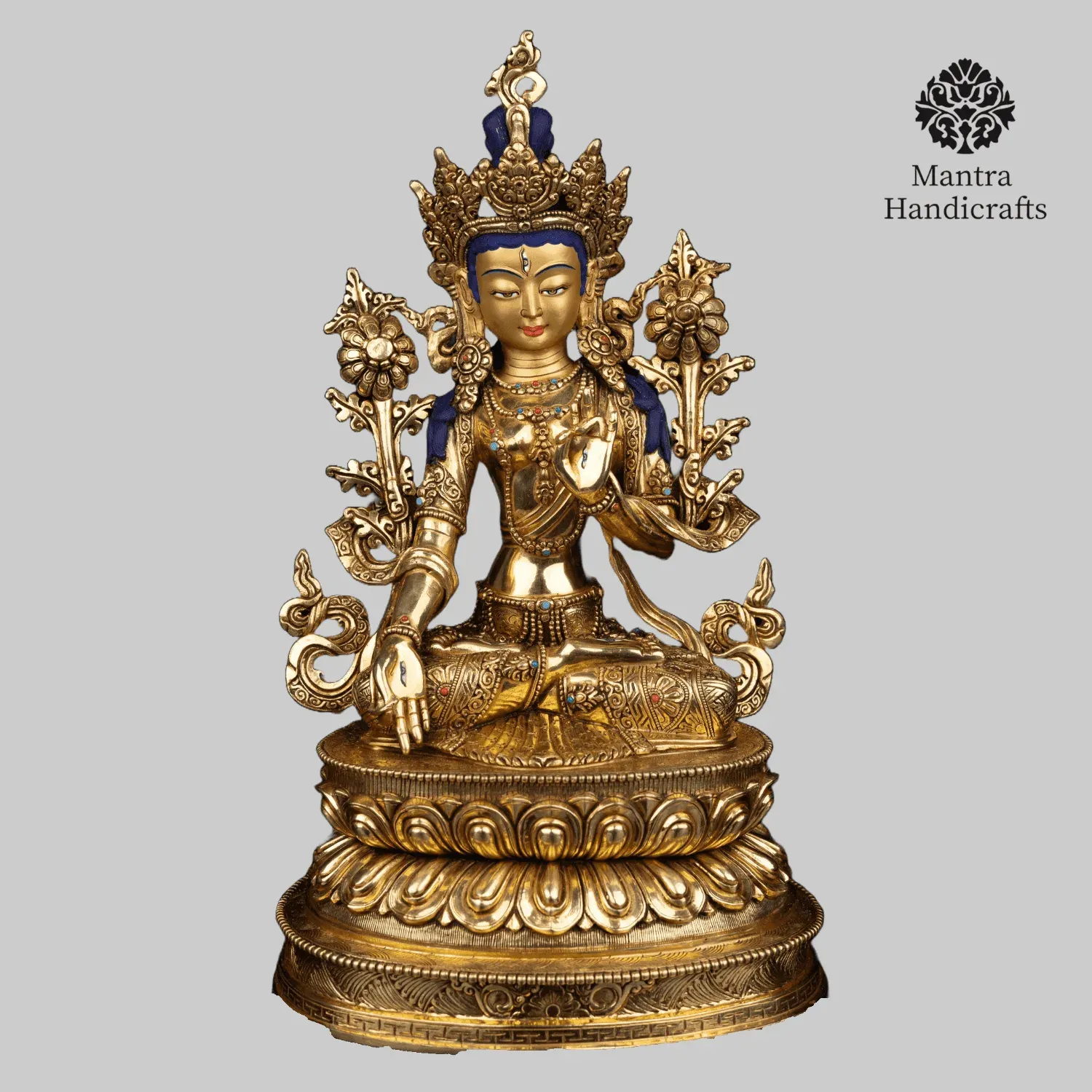 White Tara Statue | Feminine Deity Sculpture