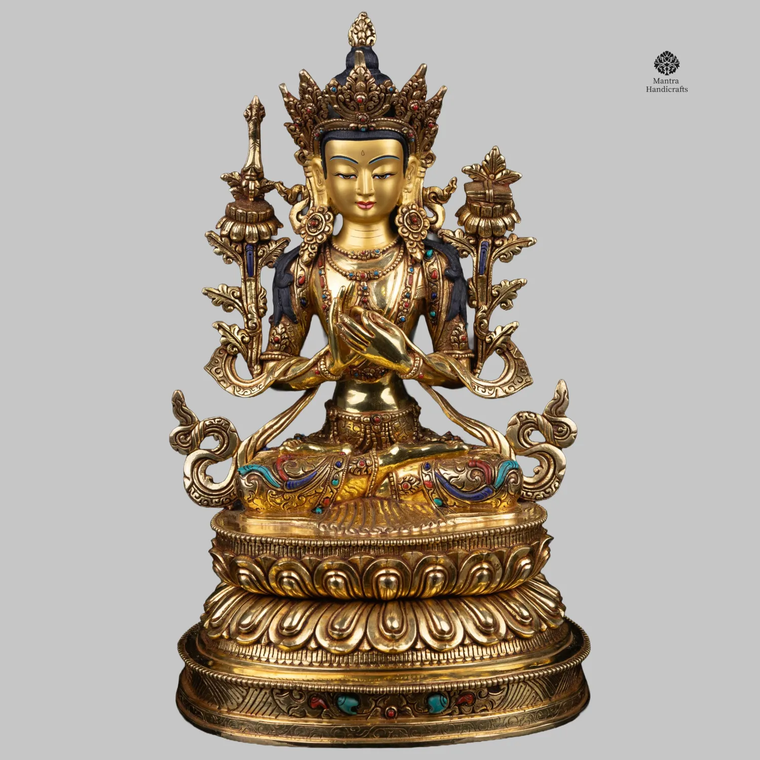 Manjushree Buddhist Statue | Sword of Wisdom Deity
