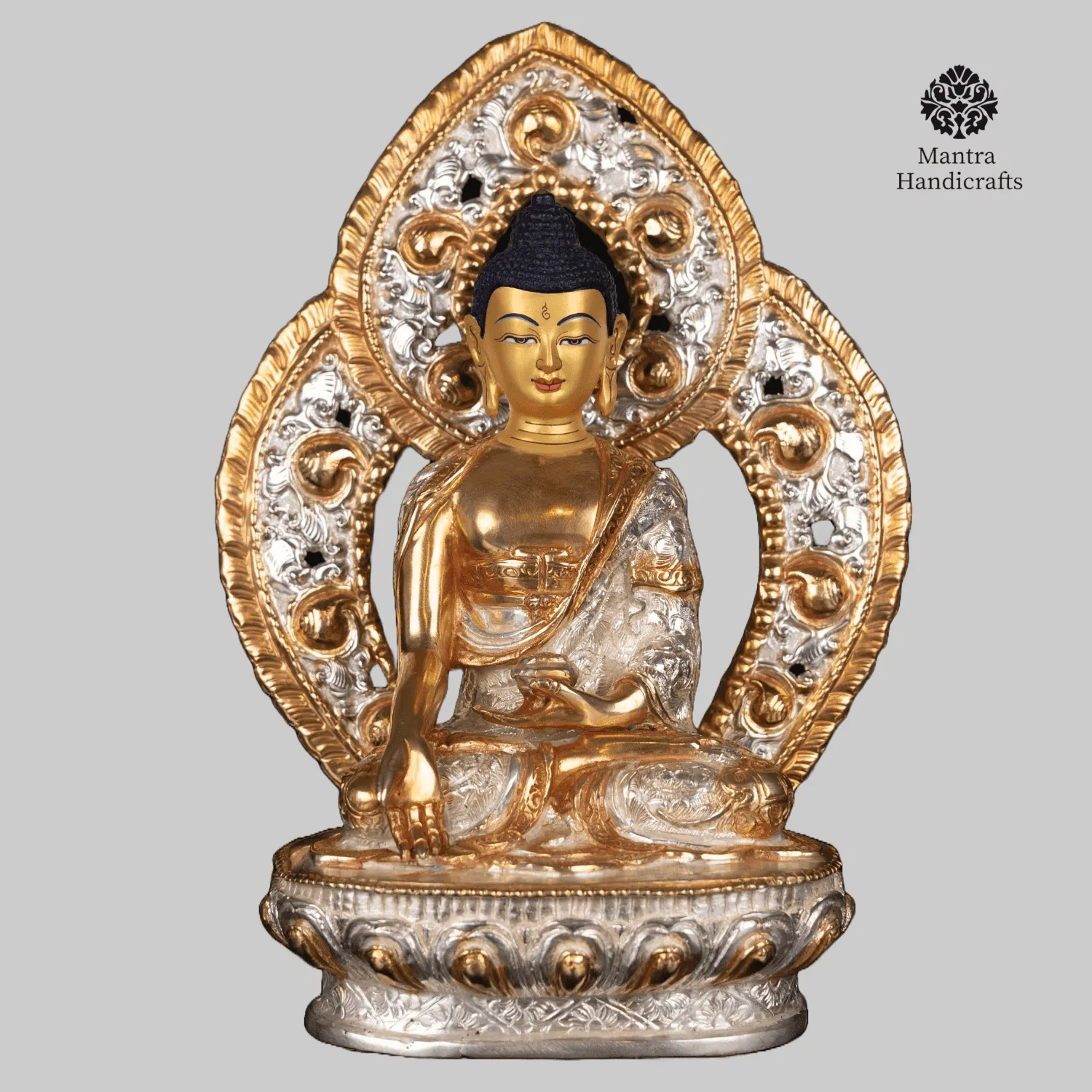 Ratna sambhava Silver Plated Statue | The Jewel-Born One