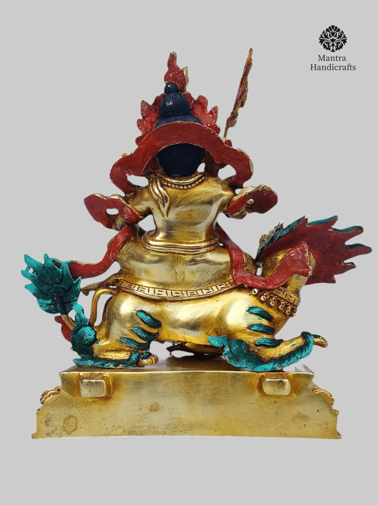 Jambhala Buddha Statue | 24K Gold Plated Handcrafted Namtose Figure