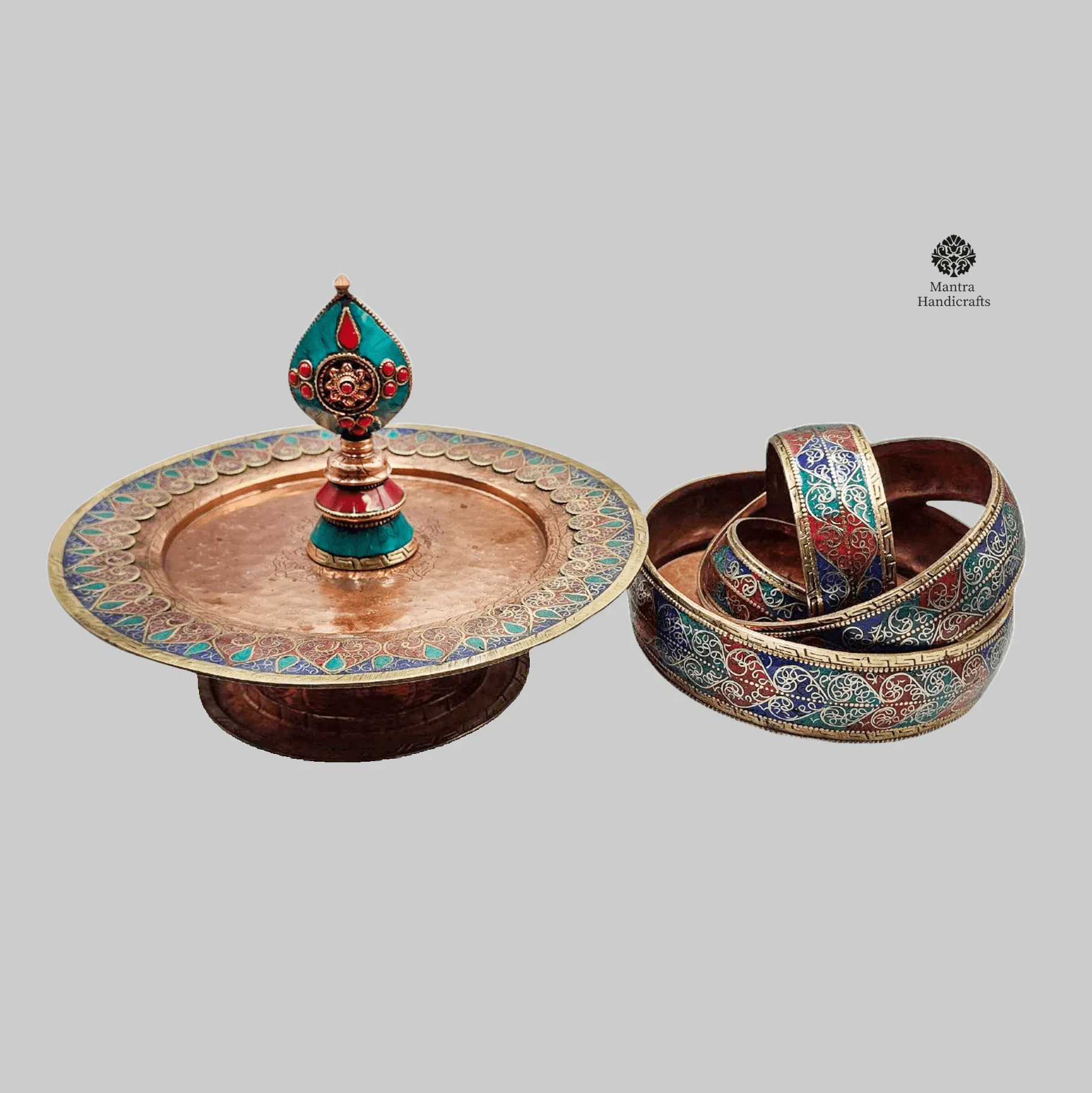 Large Ratna Mandala | Buddhist Ritual & Stone Setting