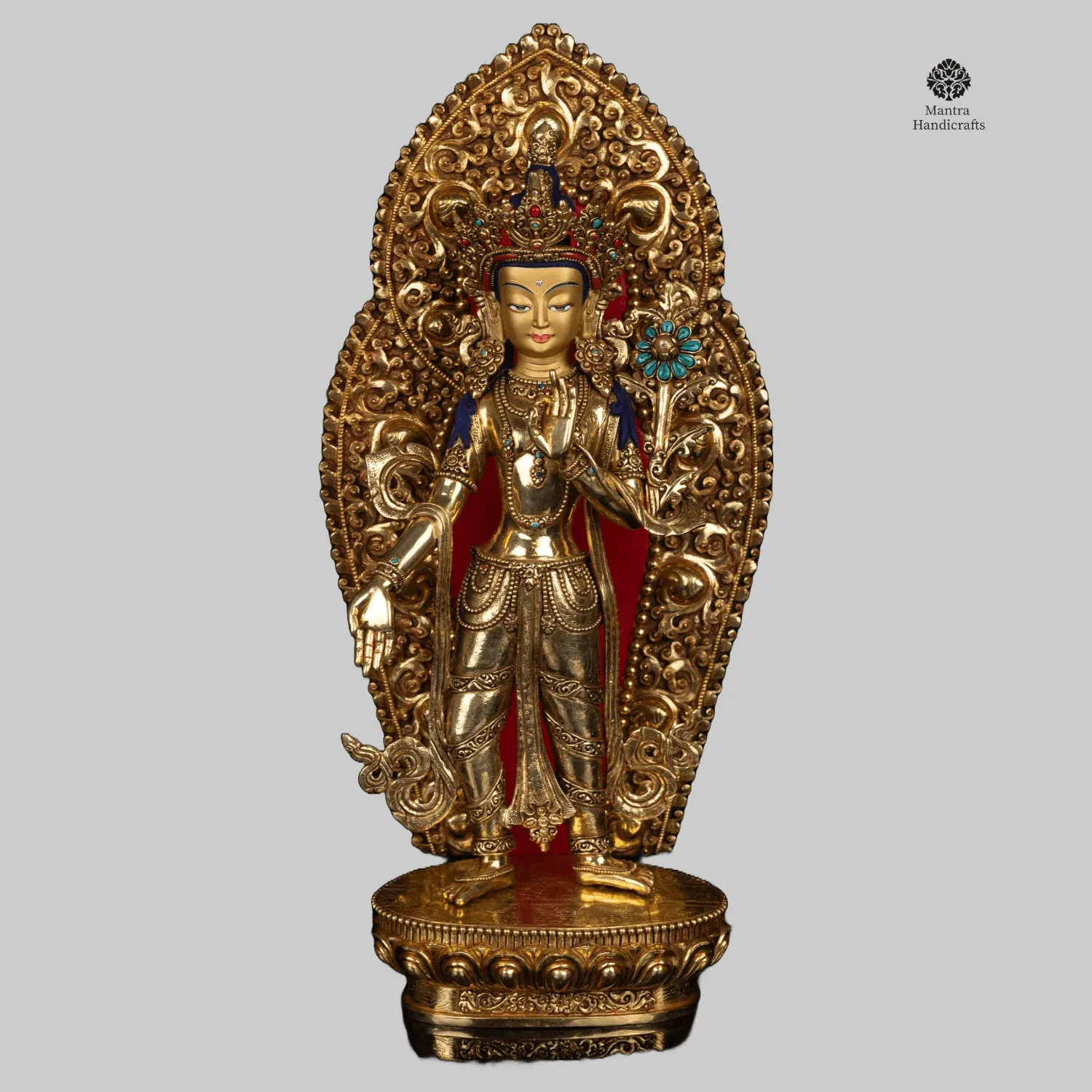 Standing Avalokiteshvara Statue | Handcrafted in Nepal