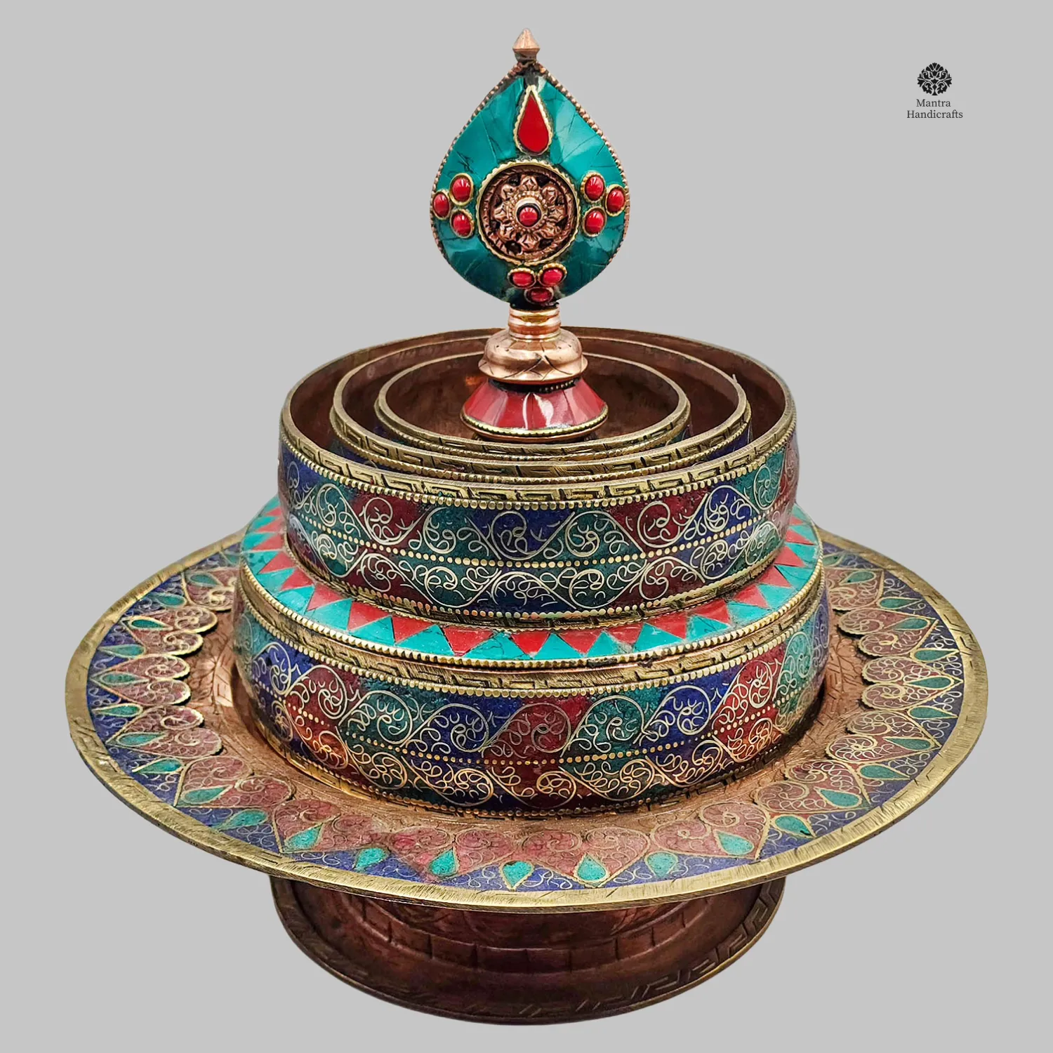 Large Ratna Mandala | Buddhist Ritual & Stone Setting