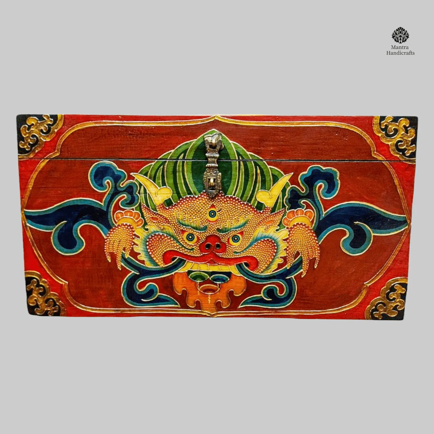 Tibetan Jewelry/Mala Box | Cheppu Design | Thangka Colors | Made in Nepal