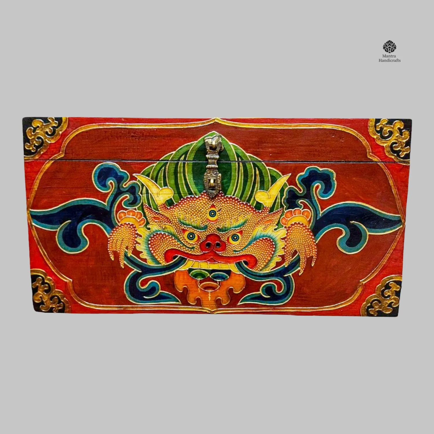 Tibetan Jewelry Box | Cheppu Design in Thangka Colors