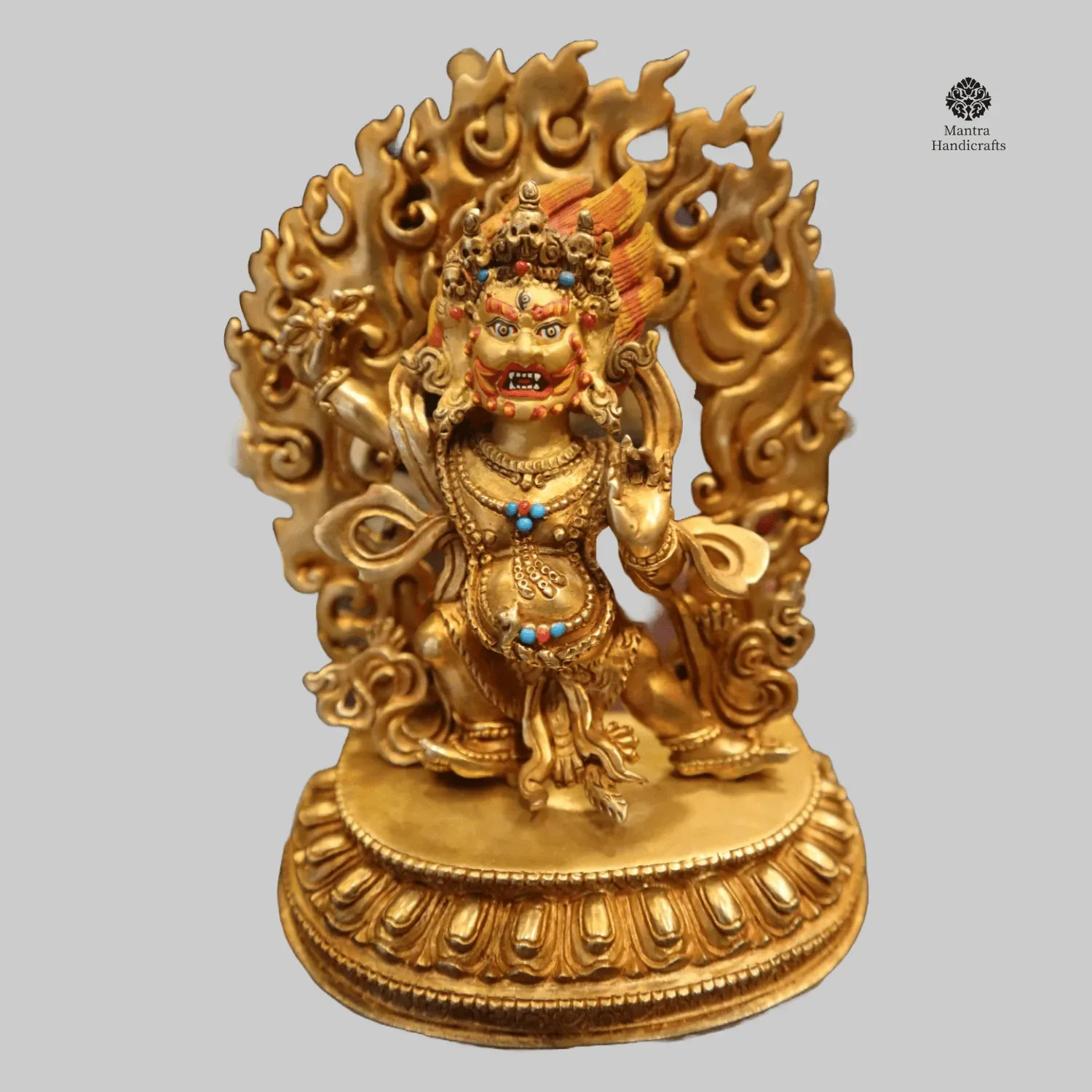 Wrathful Vajrapani Statue | The Thunderbolt Holder