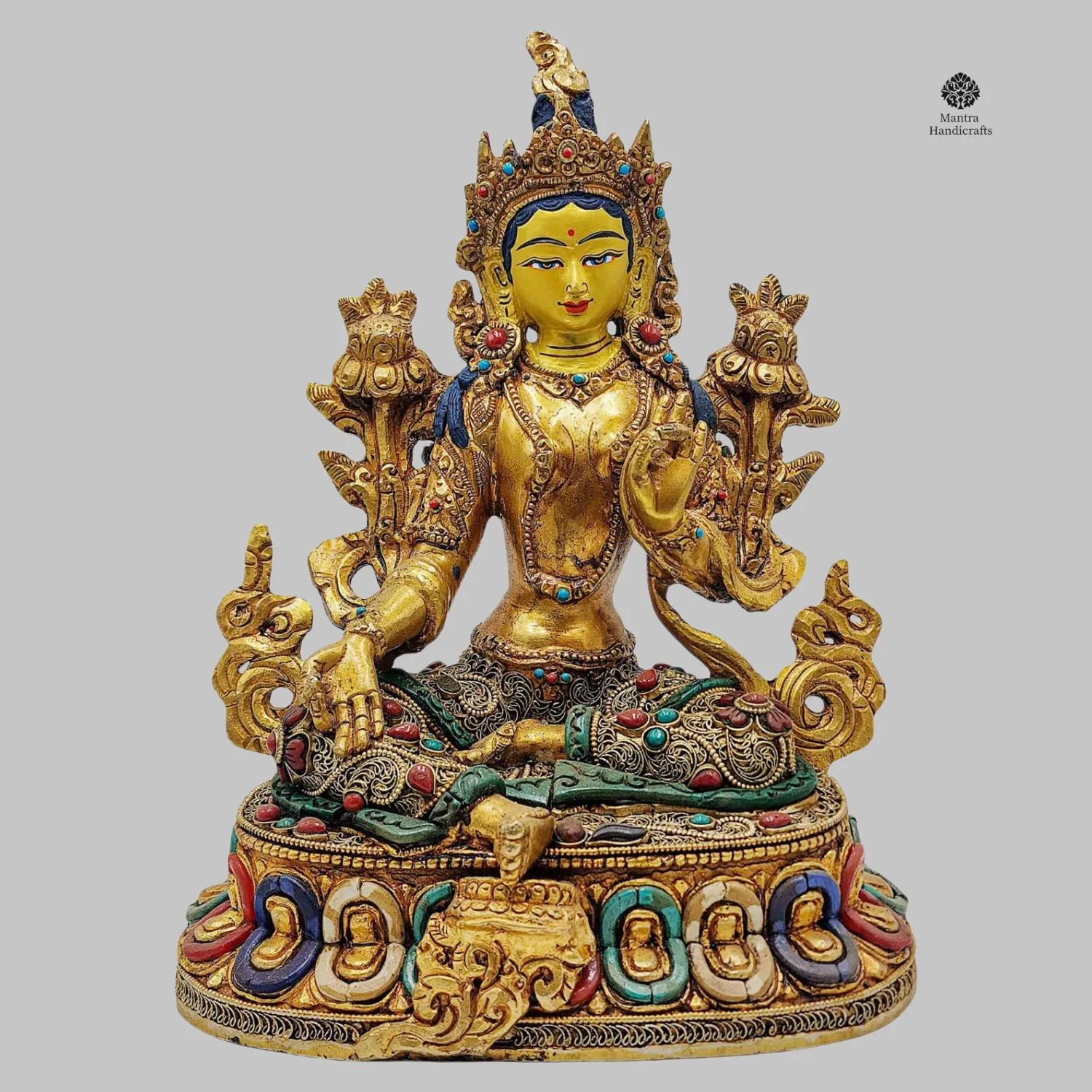 Green Tara Statue | Swift Action & Protection