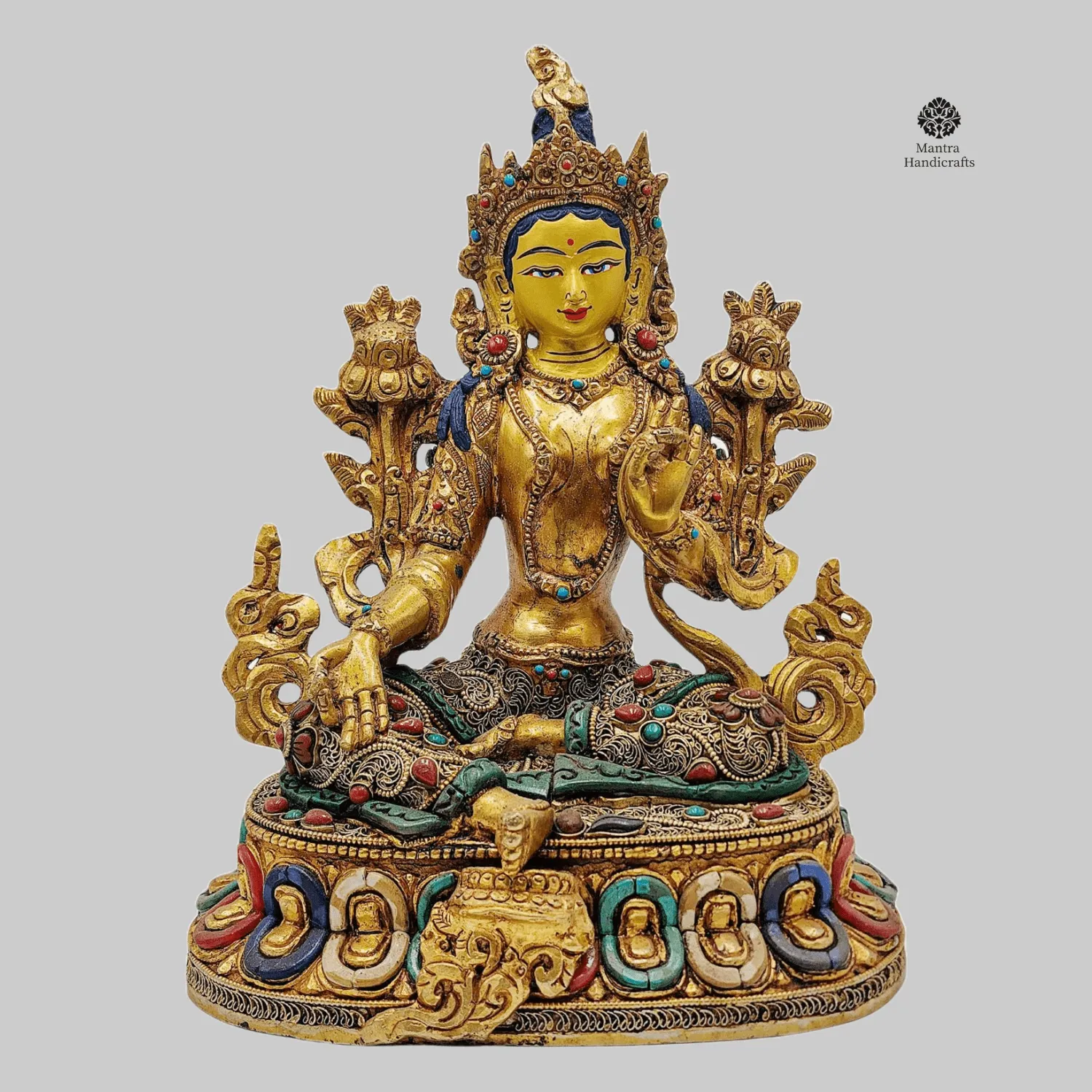 Green Tara Statue | Swift Action & Protection