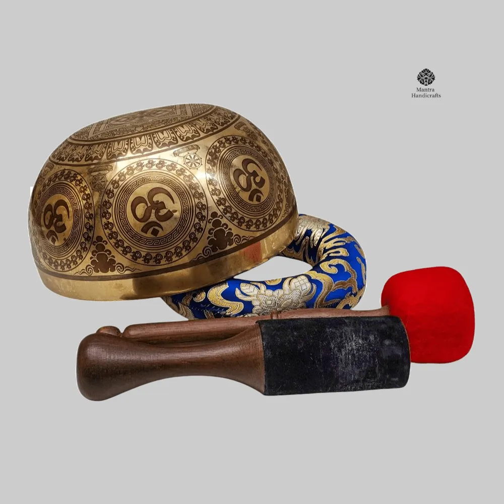 Ganesh Carved Singing Bowl | Hand Beaten Buddhist Sound Bowl 4 Ganesh Carved Singing Bowl | Hand Beaten Buddhist Sound Bowl