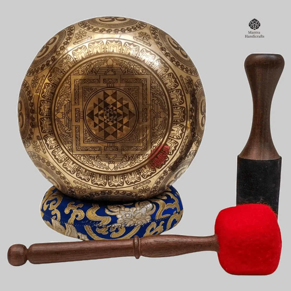 Ganesh Carved Singing Bowl | Hand Beaten Buddhist Sound Bowl 3 Ganesh Carved Singing Bowl | Hand Beaten Buddhist Sound Bowl