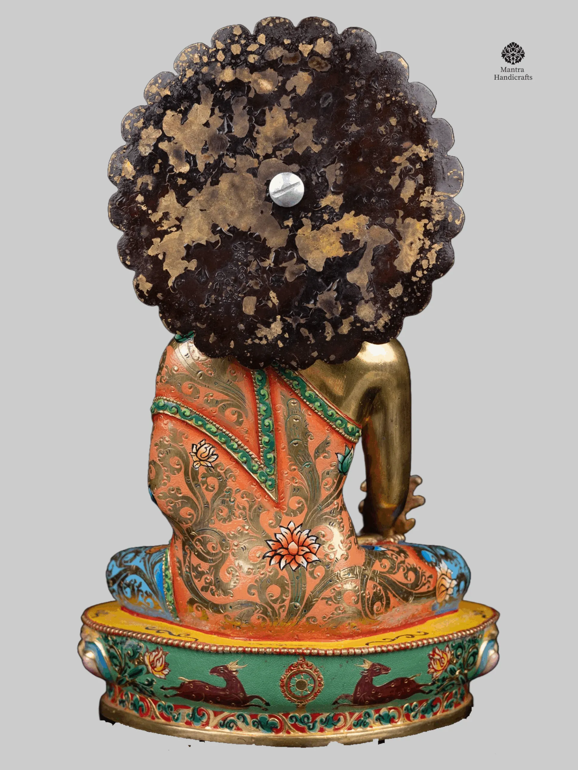 Medicine Buddha Statue | Thangka Colors & Painted Face 4 Medicine Buddha Statue | Thangka Colors & Painted Face