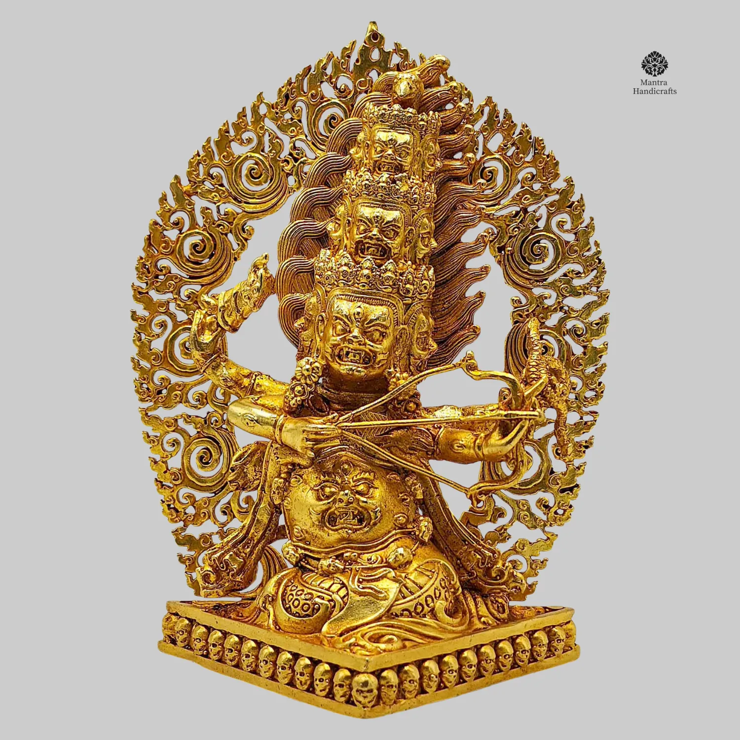 Rahula Statue | Golden Wisdom Embodied