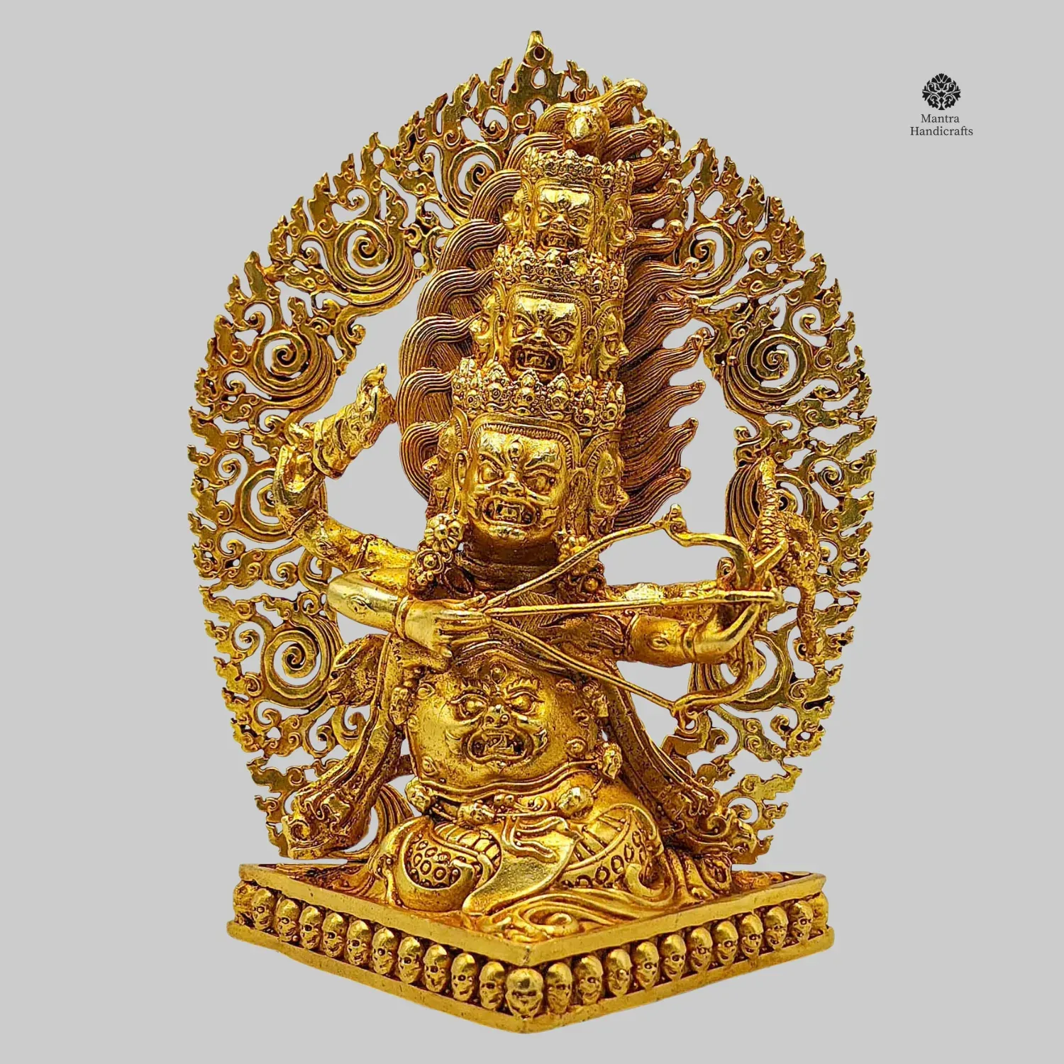 Rahula Statue | Golden Wisdom Embodied