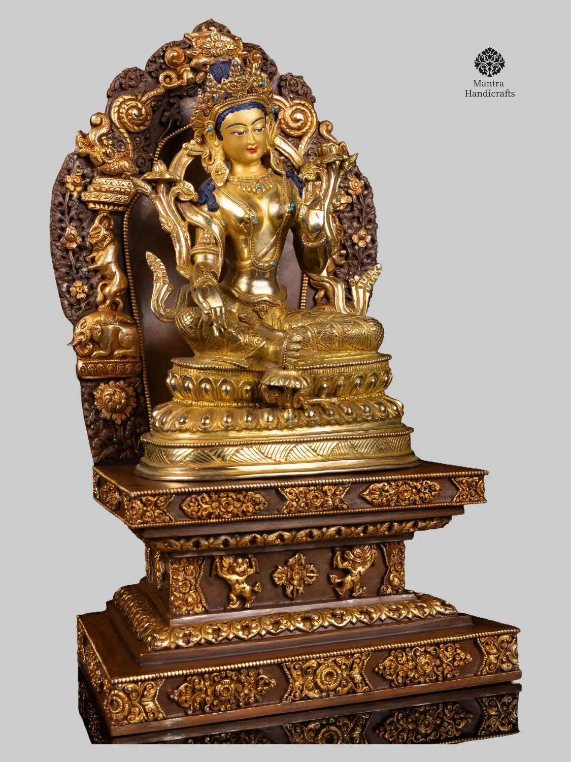 Green Tara | Throne Seated Bodhisattva of Speed & Serenity 2 Green Tara | Throne Seated Bodhisattva of Speed & Serenity