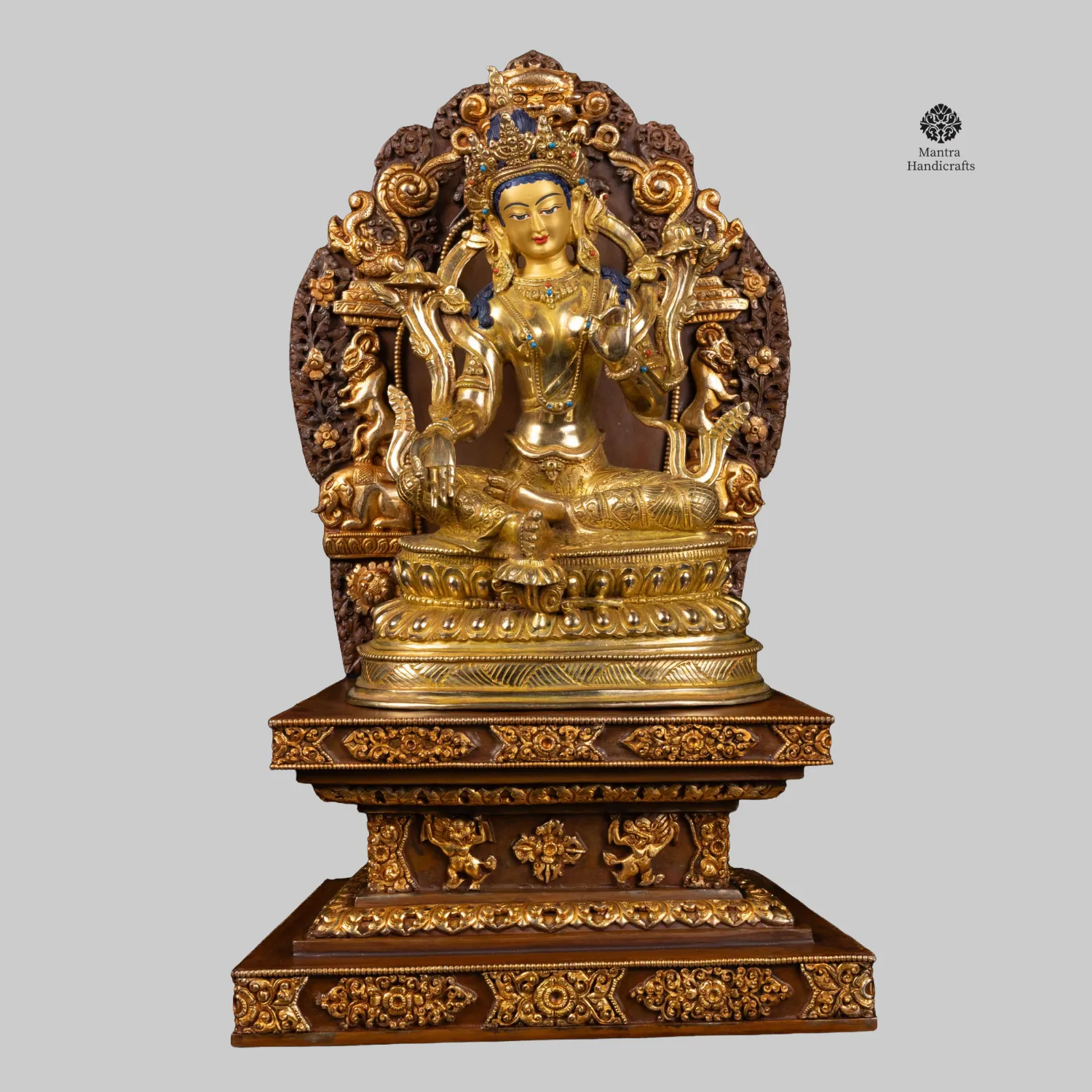Green Tara | Throne Seated Bodhisattva of Speed & Serenity