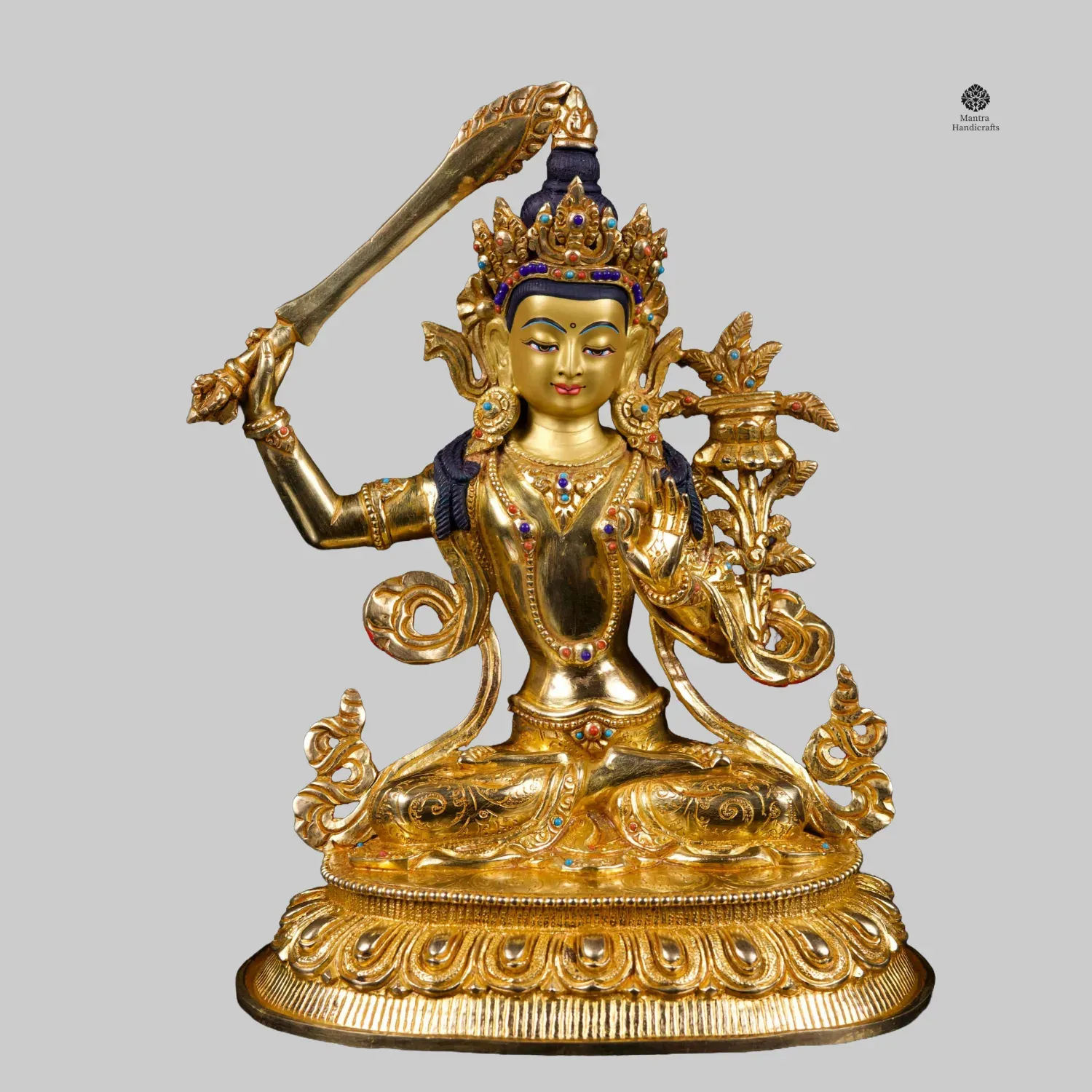 Manjushri Buddha Statue | Wisdom & Sword of Insight