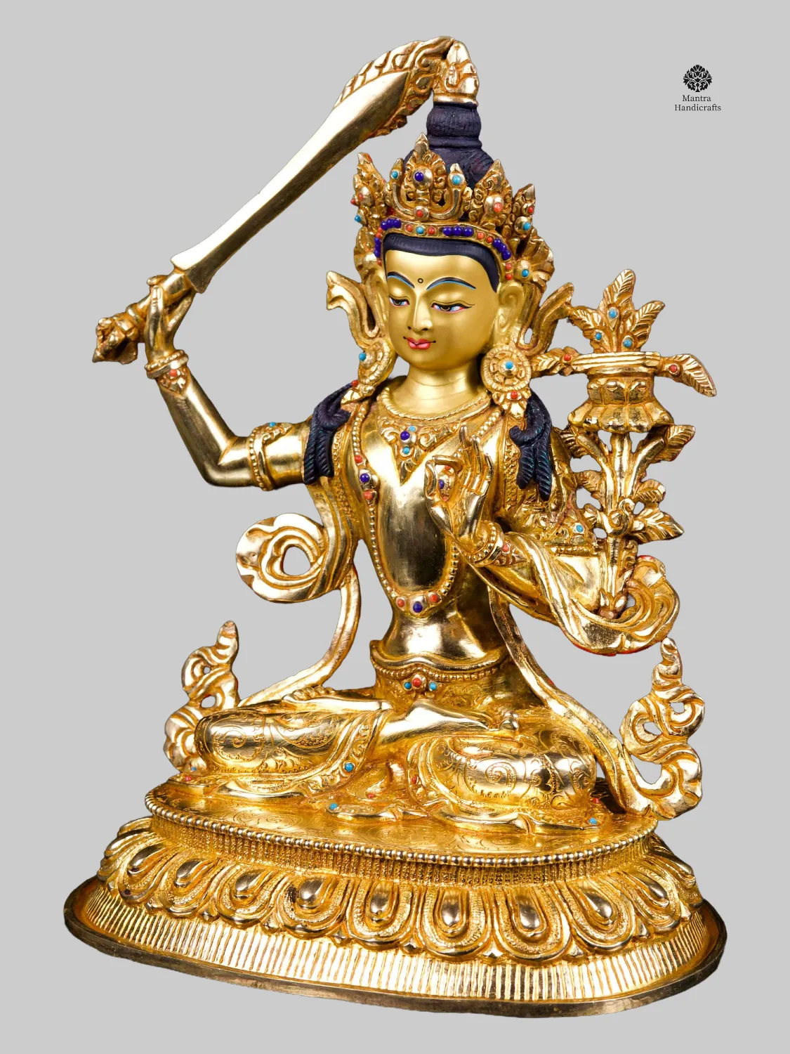 Manjushri Buddha Statue | Wisdom & Sword of Insight 3 Manjushri Buddha Statue | Wisdom & Sword of Insight