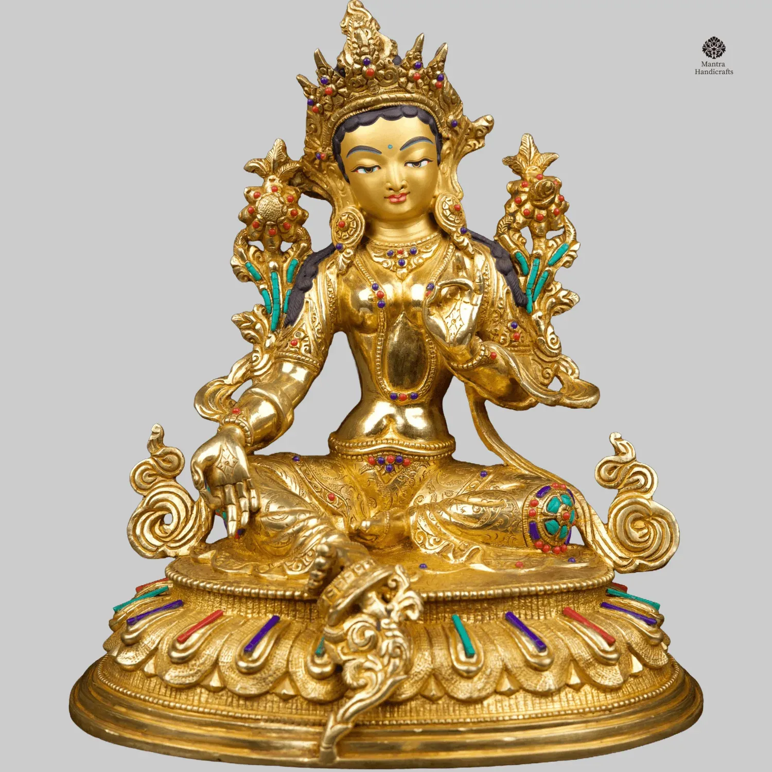 Green Tara | Handmade Buddhist Goddess of Protection