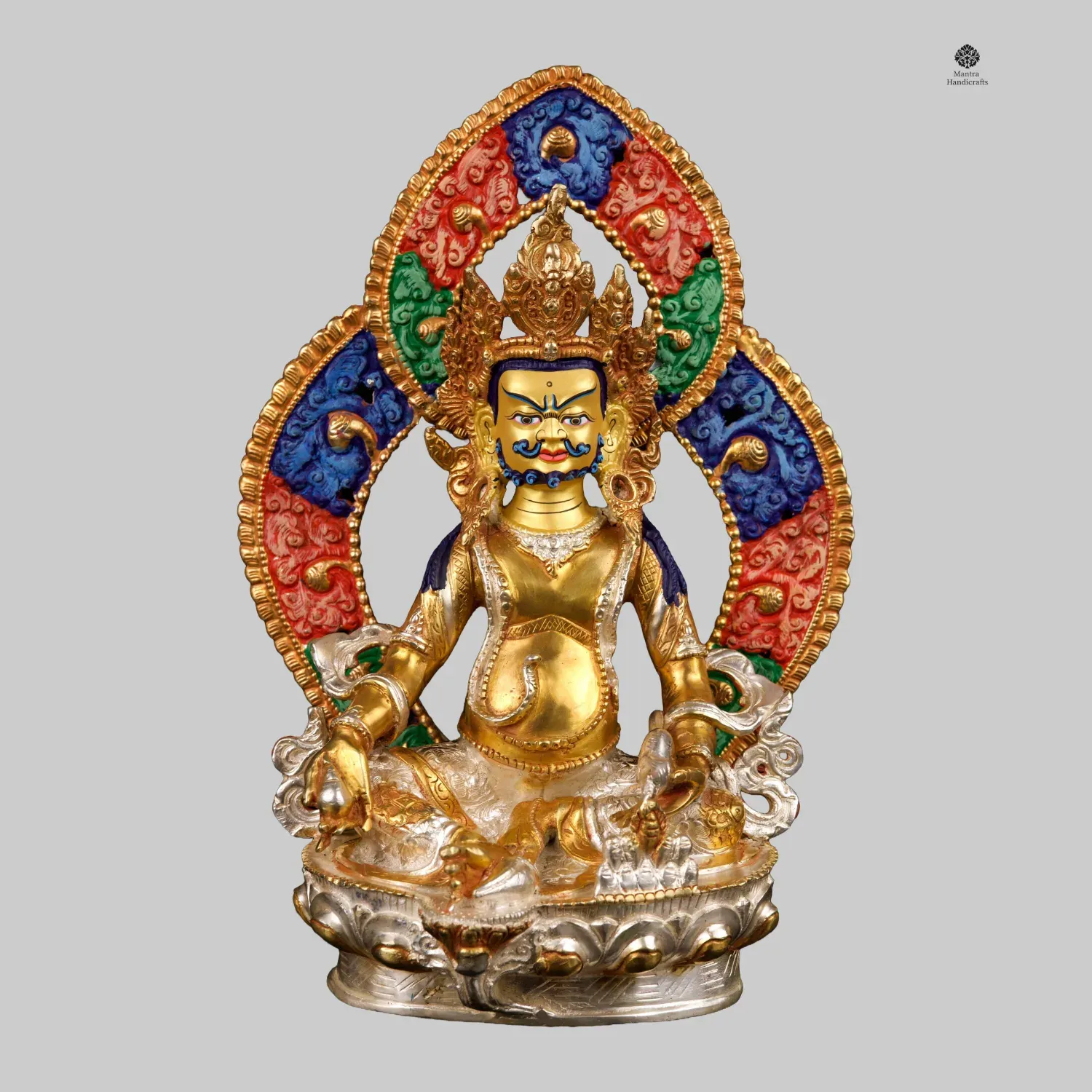 Yellow Jambhala Statue | Wealth-Attracting Buddhist Deity