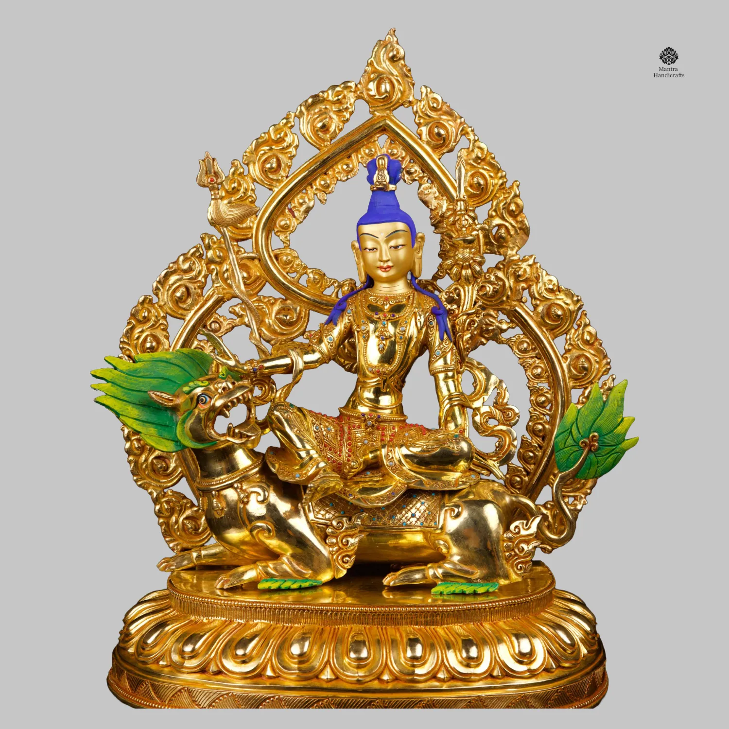 Simhanada Lokeshvara Statue | Lion’s Roar Form of Avalokiteshvara