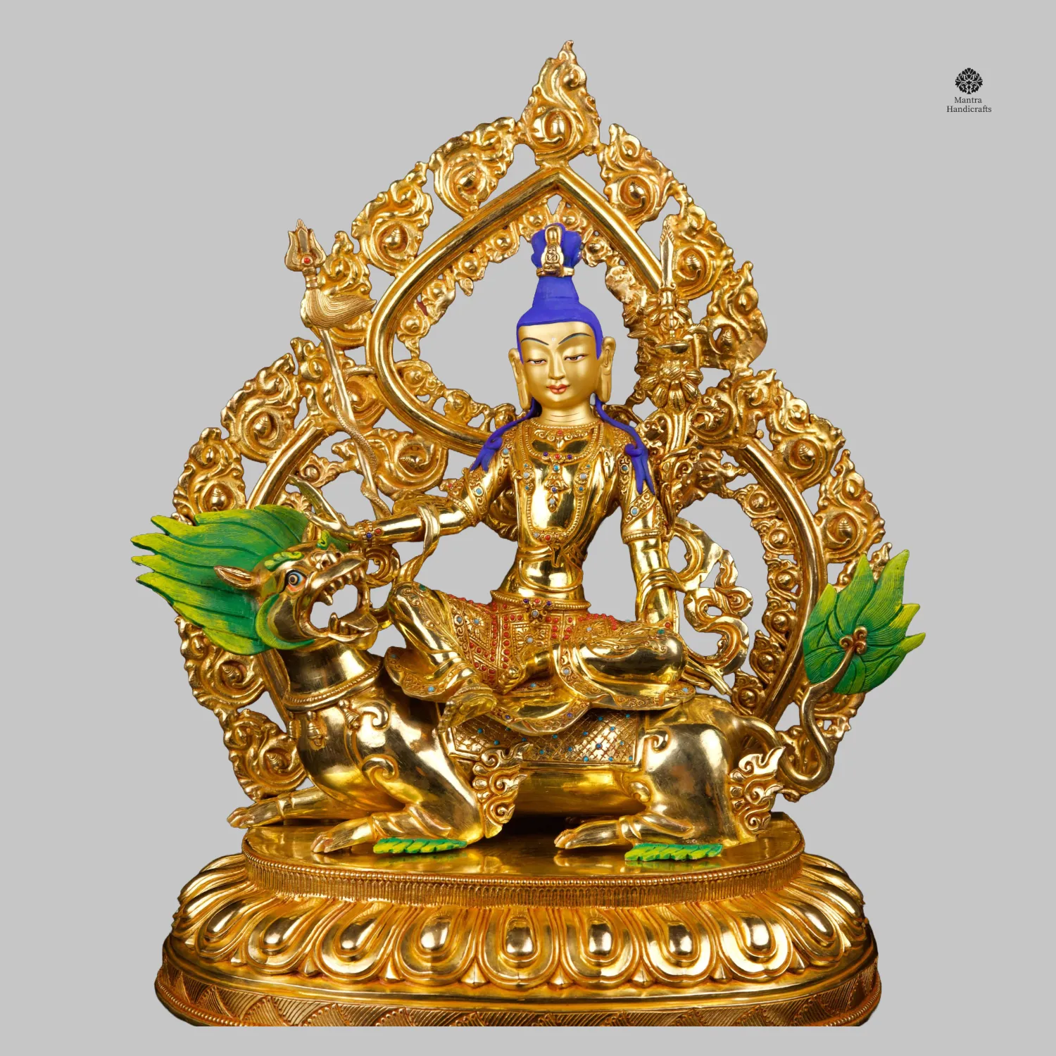 Simhanada Lokeshvara Statue | Lion’s Roar Form of Avalokiteshvara